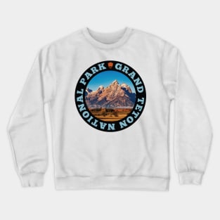 Grand Teton National Park circle Crewneck Sweatshirt